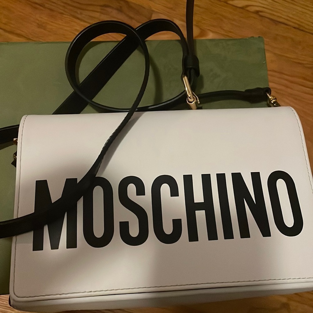 White and black , Perfect condition crossbody bag